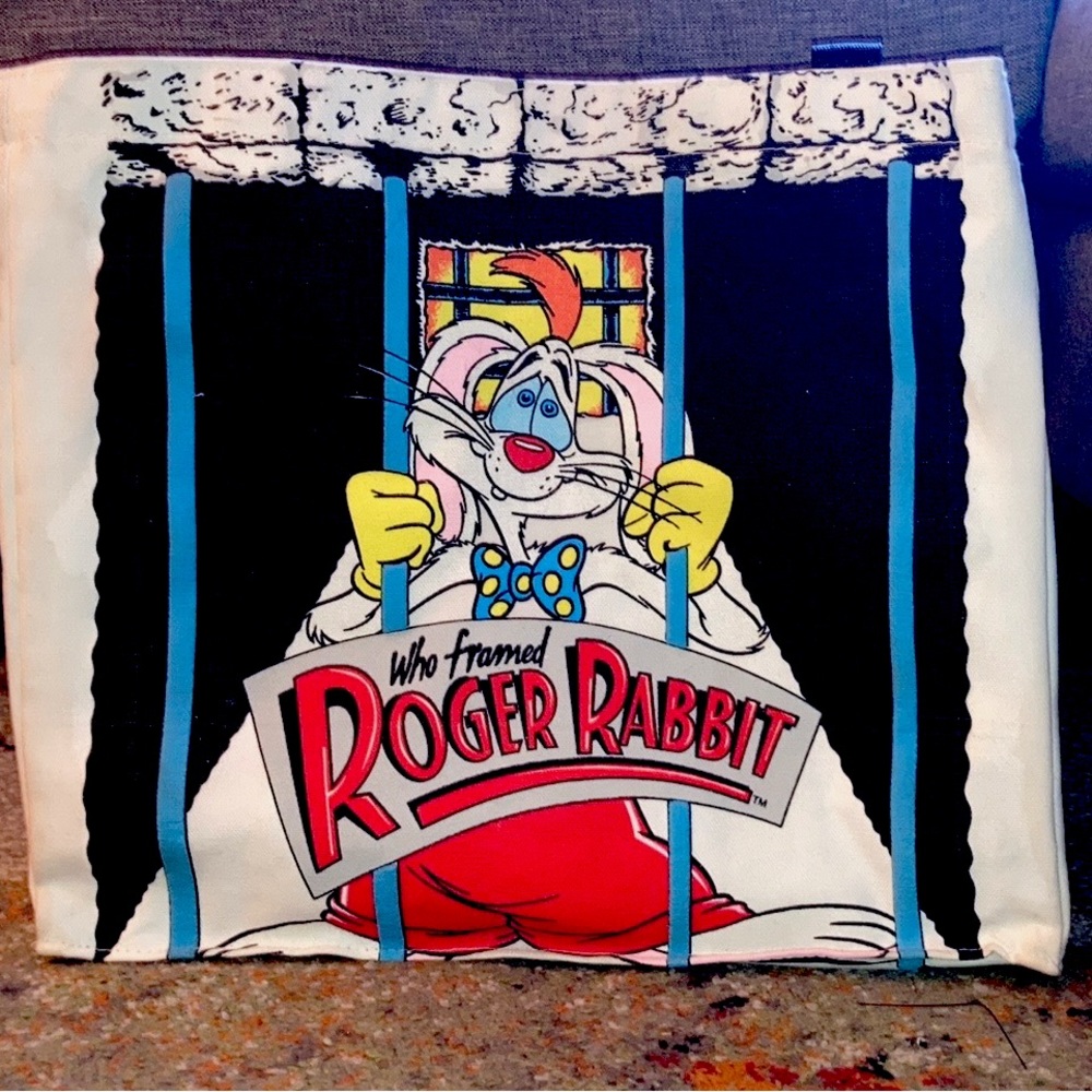 VTG 1987 Who Framed Roger Rabbit 3D Bag Disney